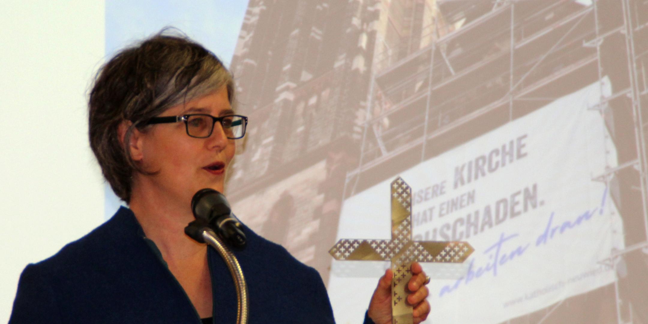 Birgit Mock, Vizepräsidentin des Zentralkomitees der deutschen Katholiken. (c) Andreas Krisam Birgit Mock, Vizepräsidentin des Zentralkomitees der deutschen Katholiken.