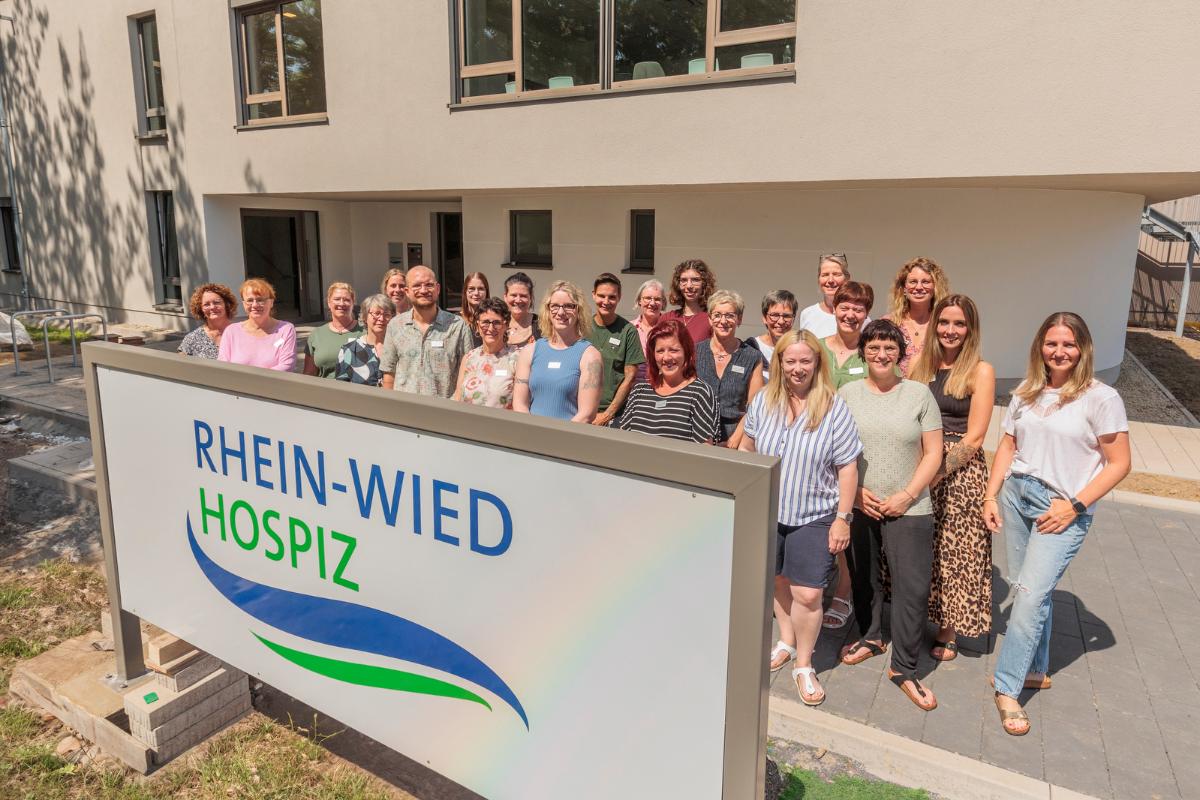 Die Mitarbeitenden des Rhein-Wied Hospizes freuen sich, endlich die Türen für ihre Gäste zu öffnen.