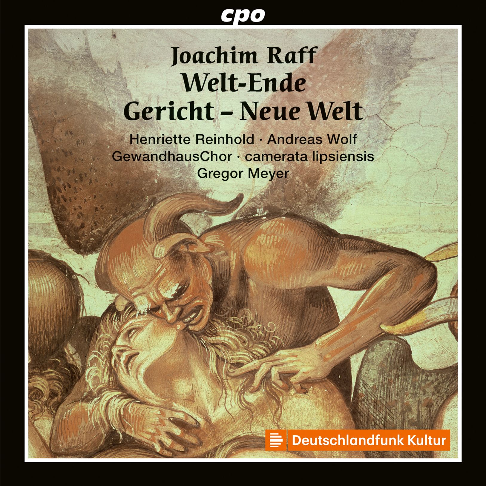 Cover der CD Welt-Ende - Gericht - Neue Welt, Joachim Raff