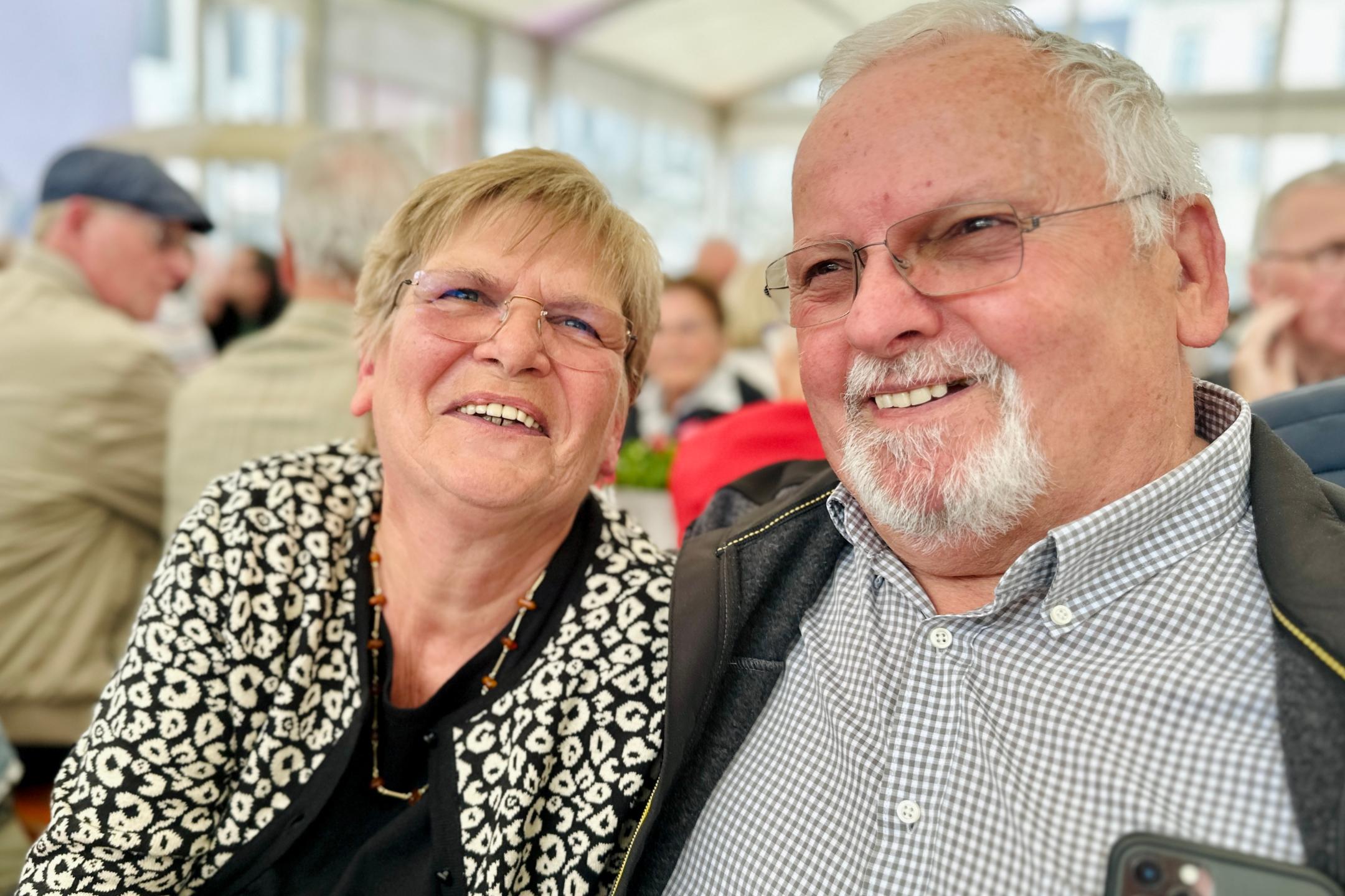 Am Tag der Ehejubilare haben unter anderem die Goldjubilare Doris und Engelbert Weibler aus Trier teilgenommen.