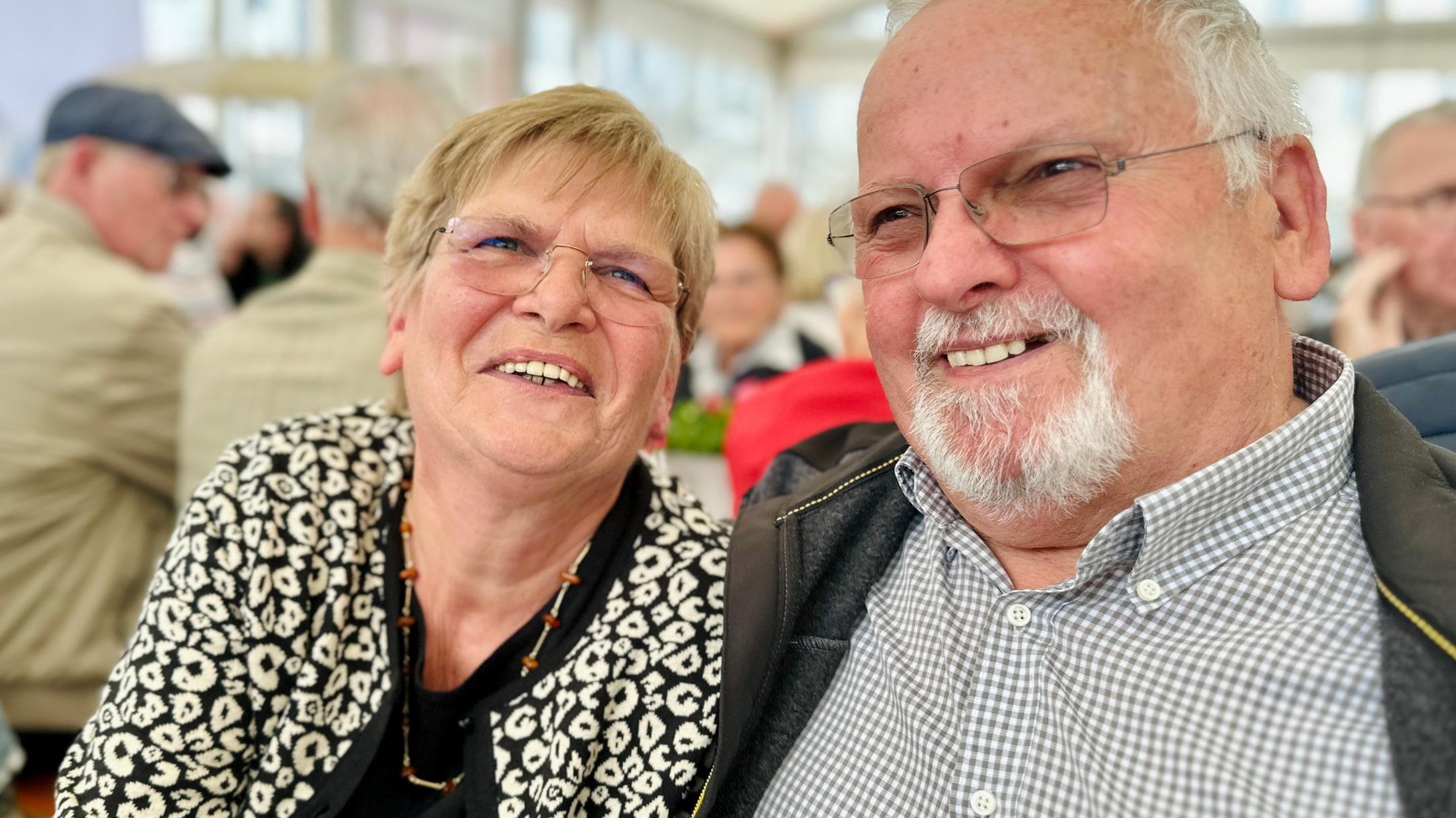 Am Tag der Ehejubilare haben unter anderem die Goldjubilare Doris und Engelbert Weibler aus Trier teilgenommen.