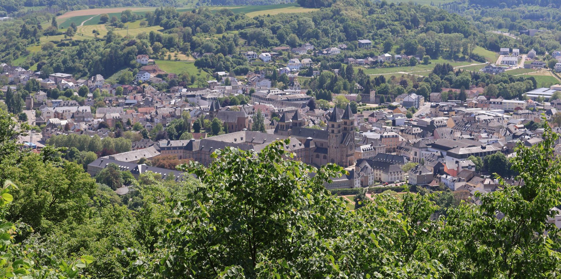Ausblick auf eine Stadt von oben