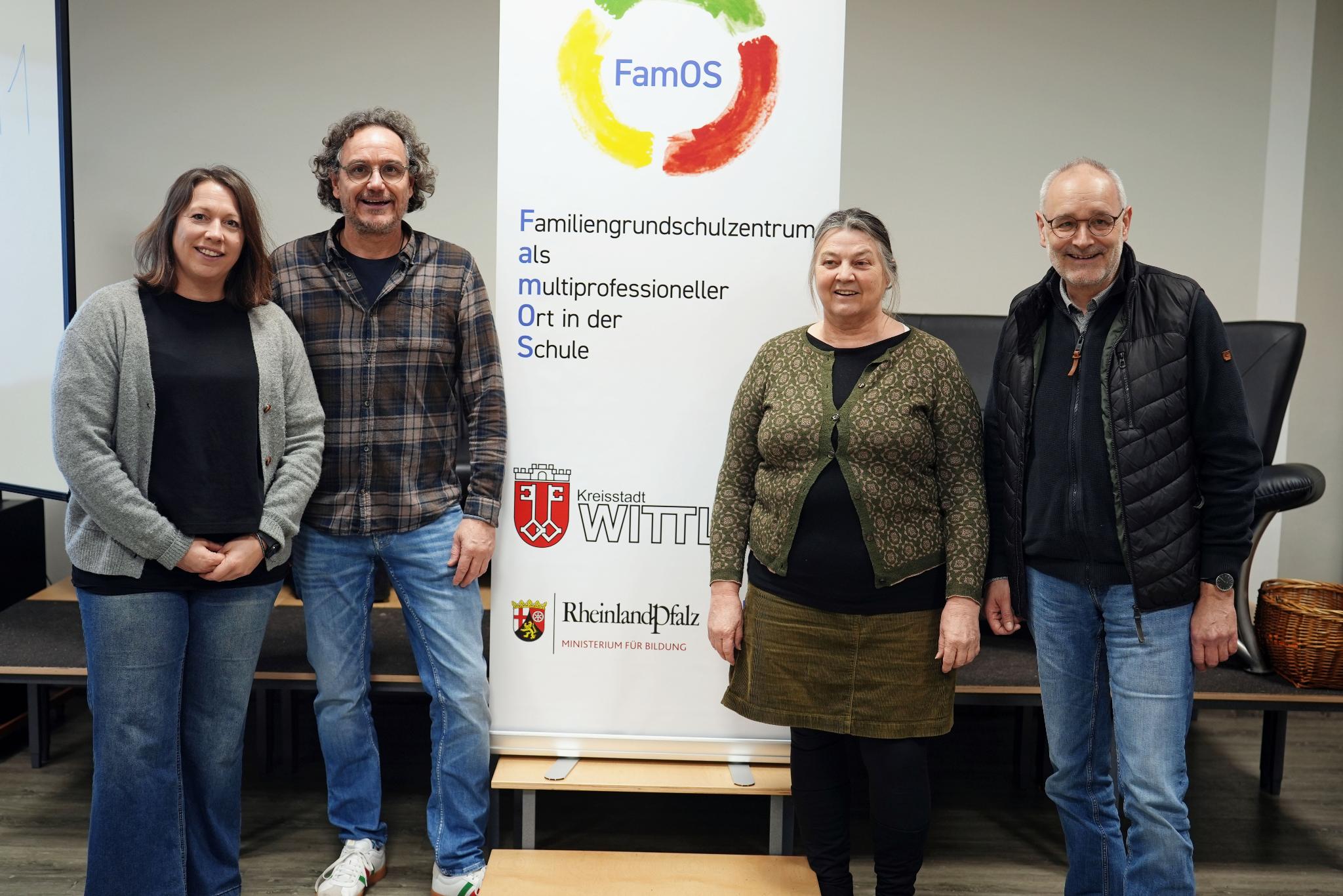 Wollen Kinder stark machen (von links): Anne-Kartin Meeth (Georg-Meistermann-Grundschule), André Rieger (FamOS), Psychologin Christiane Ehlert-Olejnik und Armin Surkus-Anzenhofer (Pastoraler Raum Wittlich)