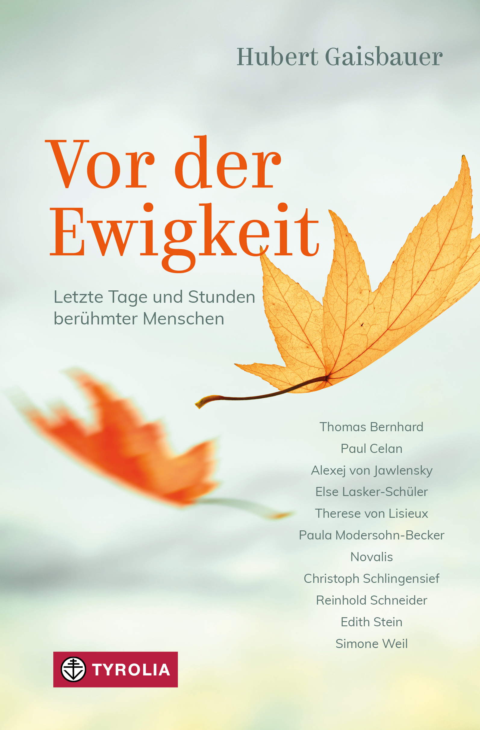 Buch_Cover: Vor der Ewigkeit