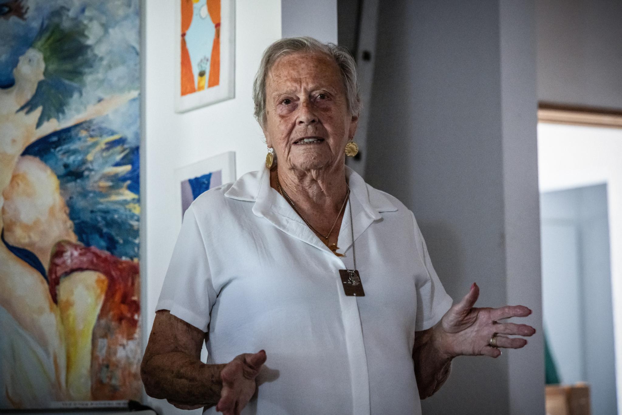 Die israelische Friedensaktivistin Roni Keidar hält an ihrem Ruf nach einer anderen Lösung als Gewalt für den israelisch-palästinensischen Konflikt fest.