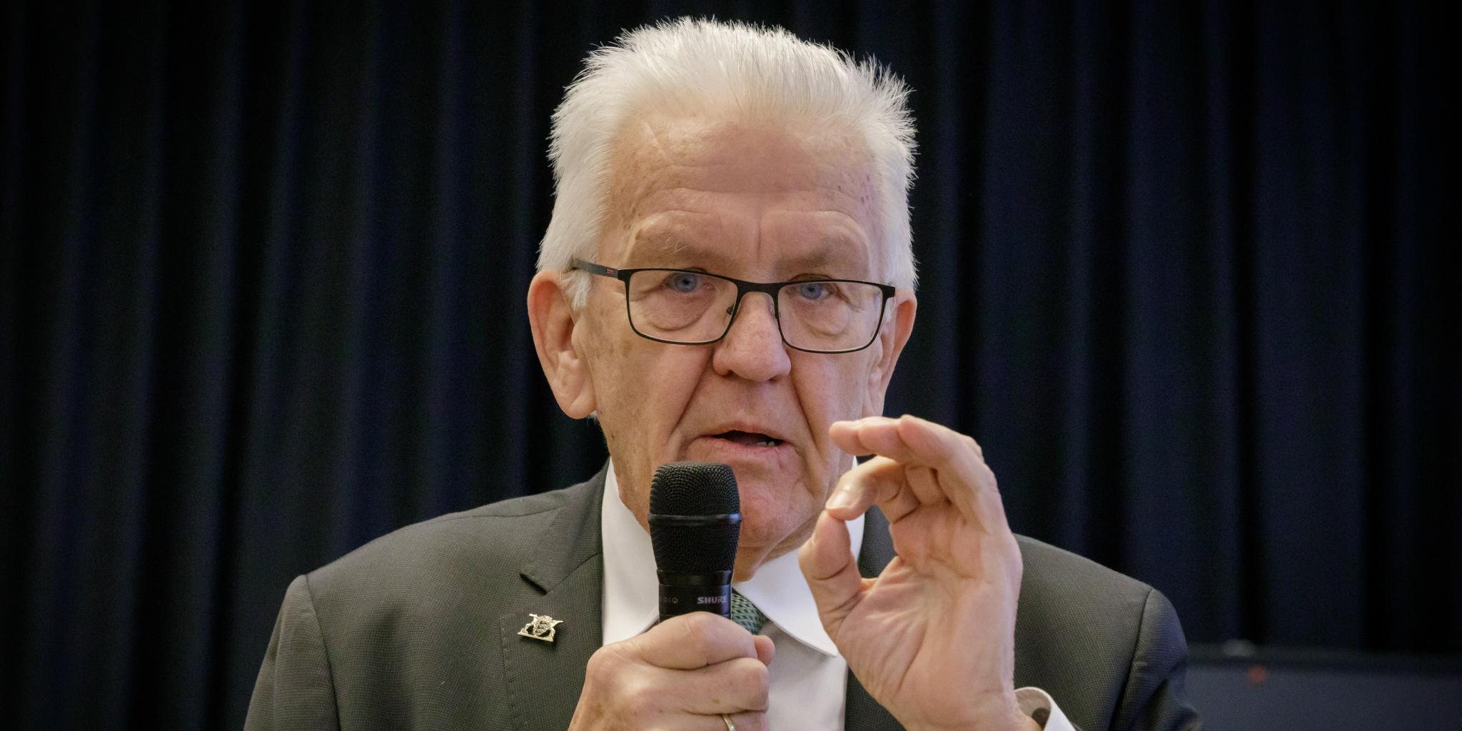 Ministerpräsident Winfried Kretschmann (c) Gordon Welters/KNA Ministerpräsident Winfried Kretschmann
