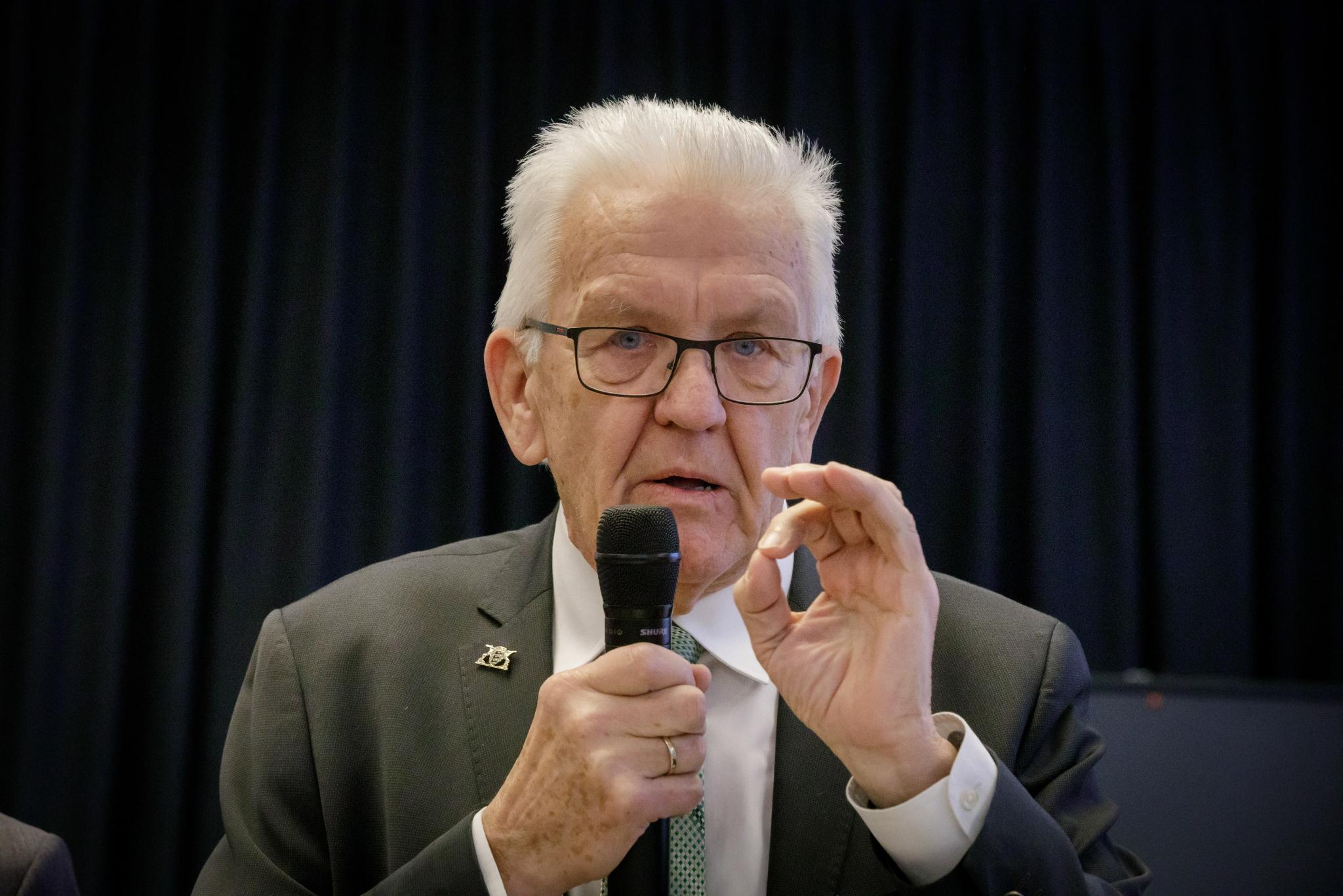 Ministerpräsident Winfried Kretschmann