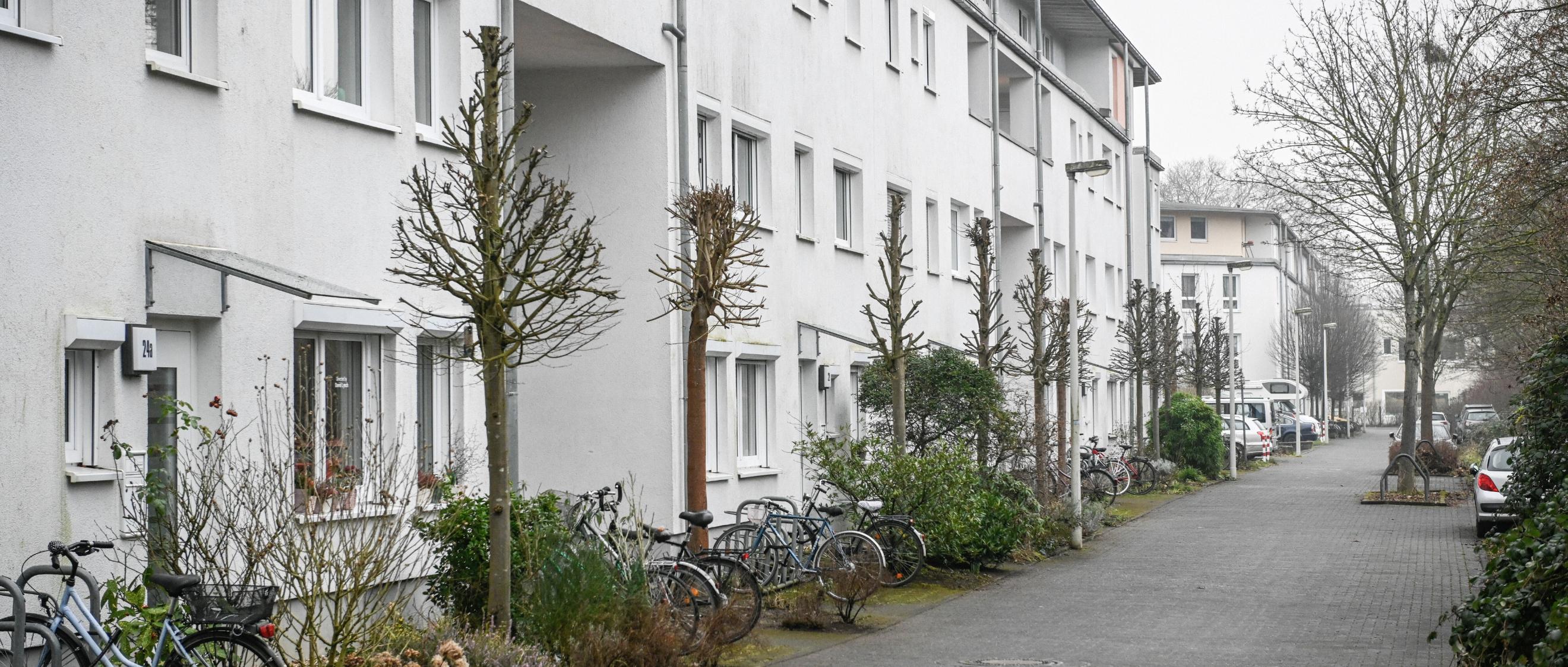 Ein Haus mit mehreren Wohnungen