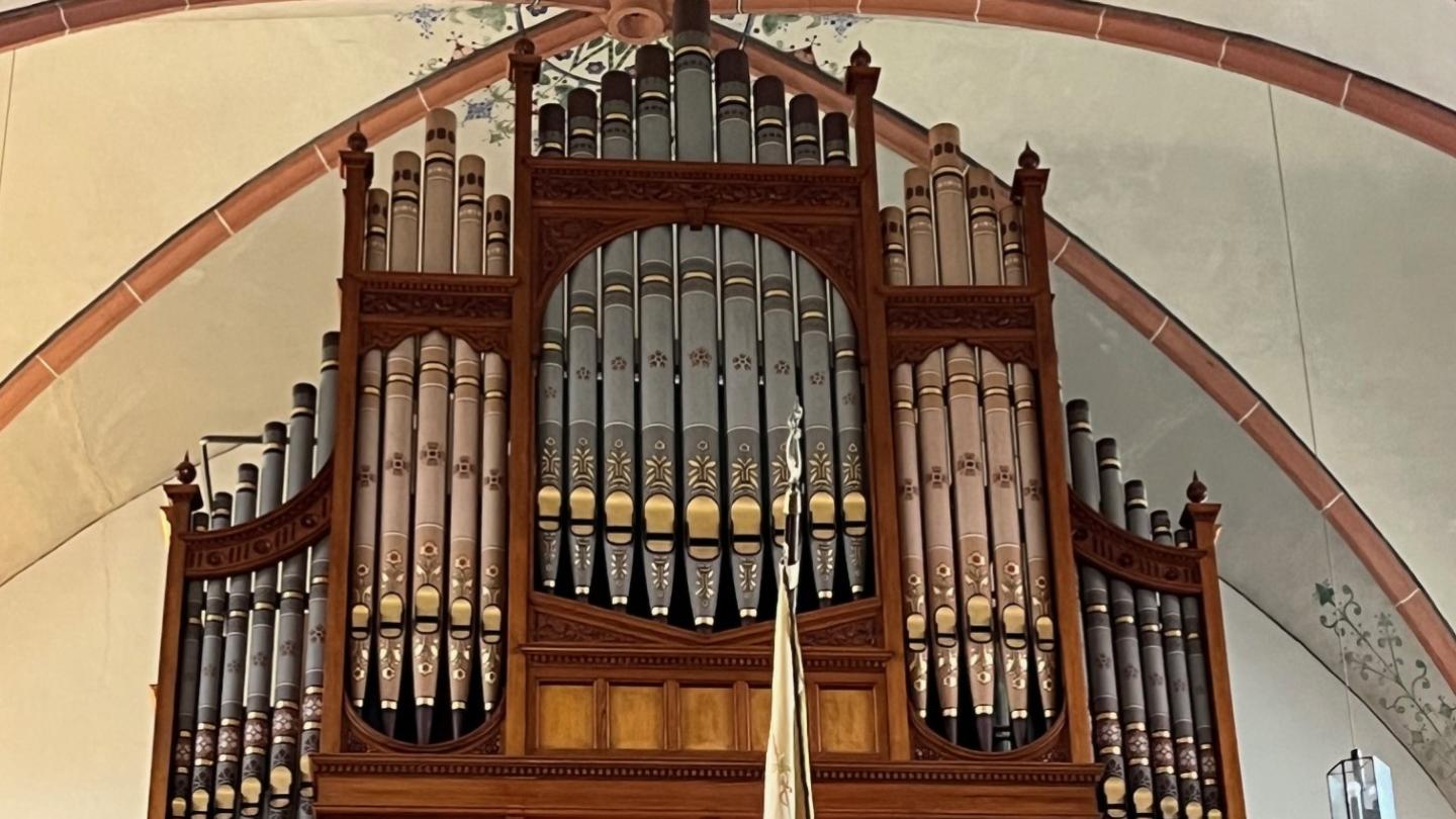 Die Orgel in Kordel.