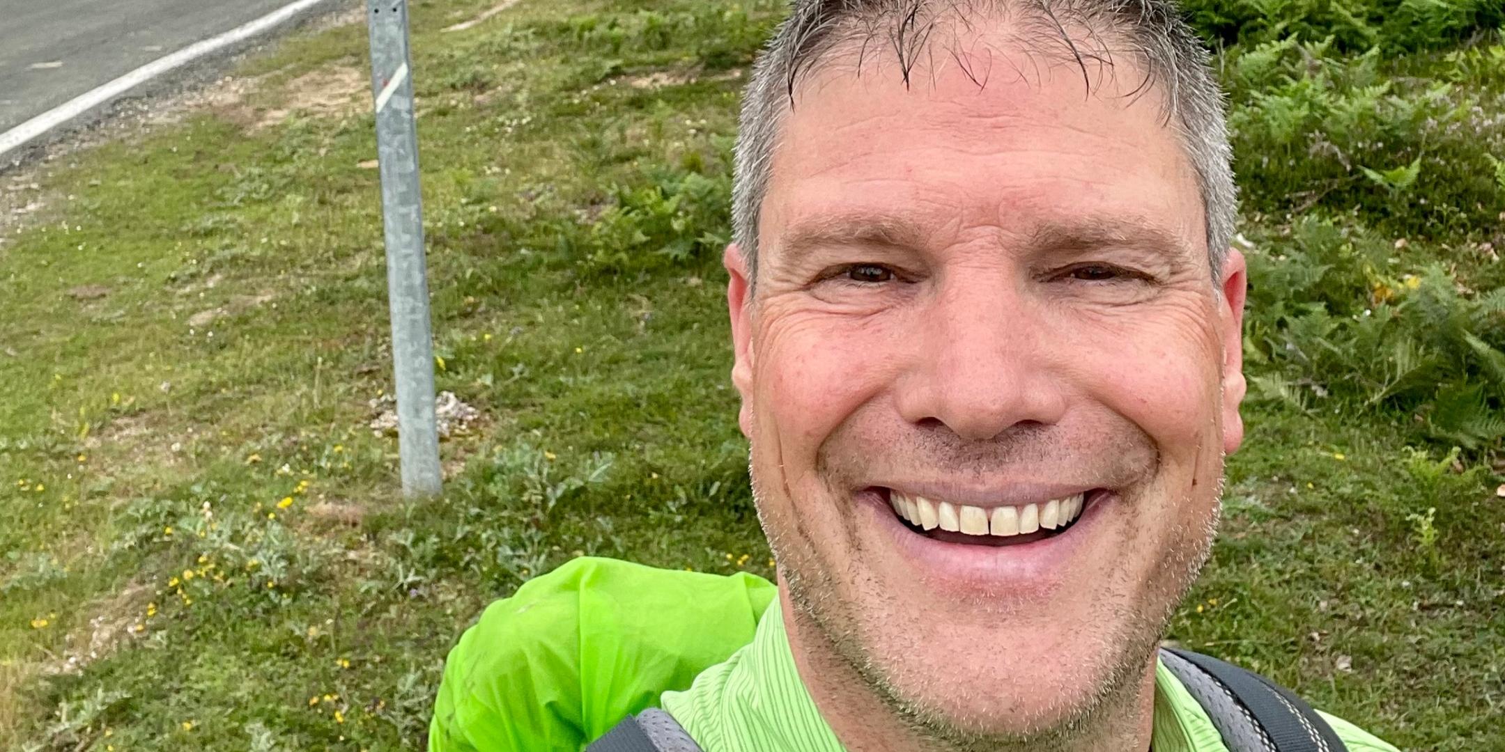Als Pilger – im Schnitt 33 Kilometer pro Tag – und Spendensammler unterwegs auf dem Ignatiusweg: der Vinzentiner Andreas Müller. (c) privat Als Pilger – im Schnitt 33 Kilometer pro Tag – und Spendensammler unterwegs auf dem Ignatiusweg: der Vinzentiner Andreas Müller.