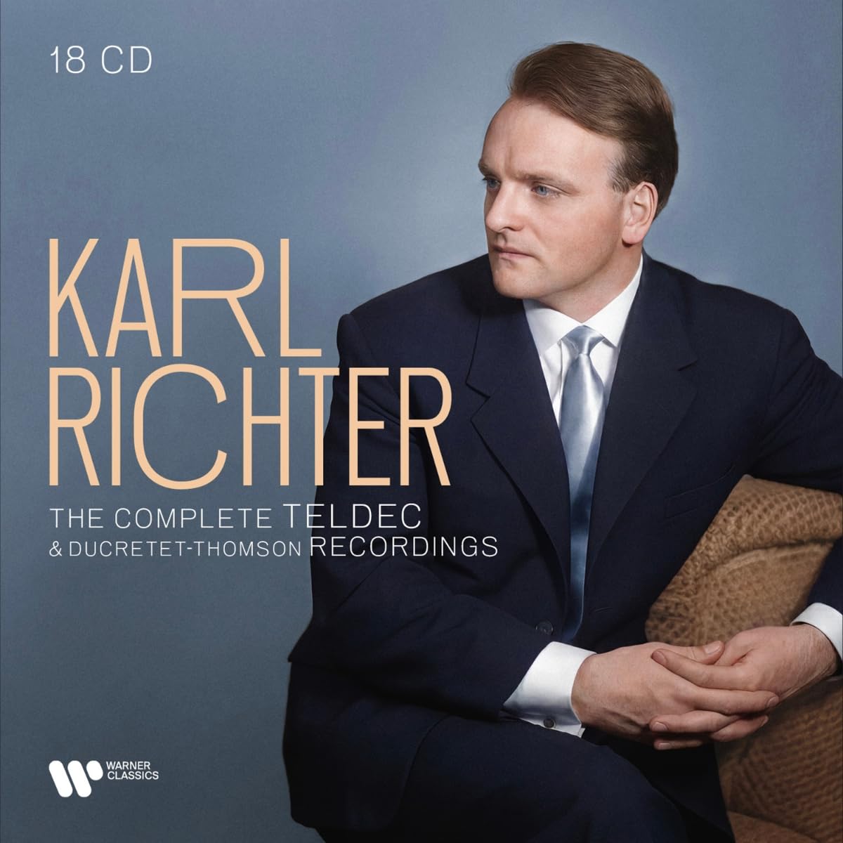 Karl Richter – The Complete Teldec & Ducretet Thomson Recordings; div. Solisten & Orchester; Warner 18 CDs 1200214258764 CD-Cover Richter