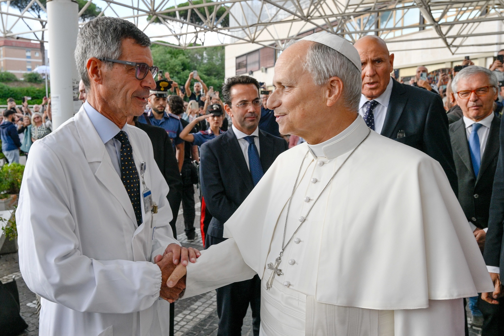 Papst Leo XIV. und der Arzt Stefano Margaritora