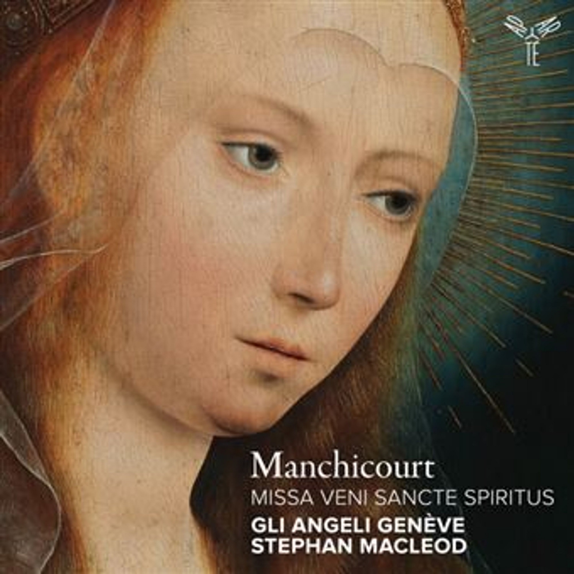 Manchicourt: Missa Veni Sancte Spiritus; Gli Angeli Genève, Stephan MacLeod (2025); Aparté CD 5051083237925 CD-Cover: Manchicourt: Missa Veni Sancte Spiritus; Gli Angeli Genève, Stephan MacLeod