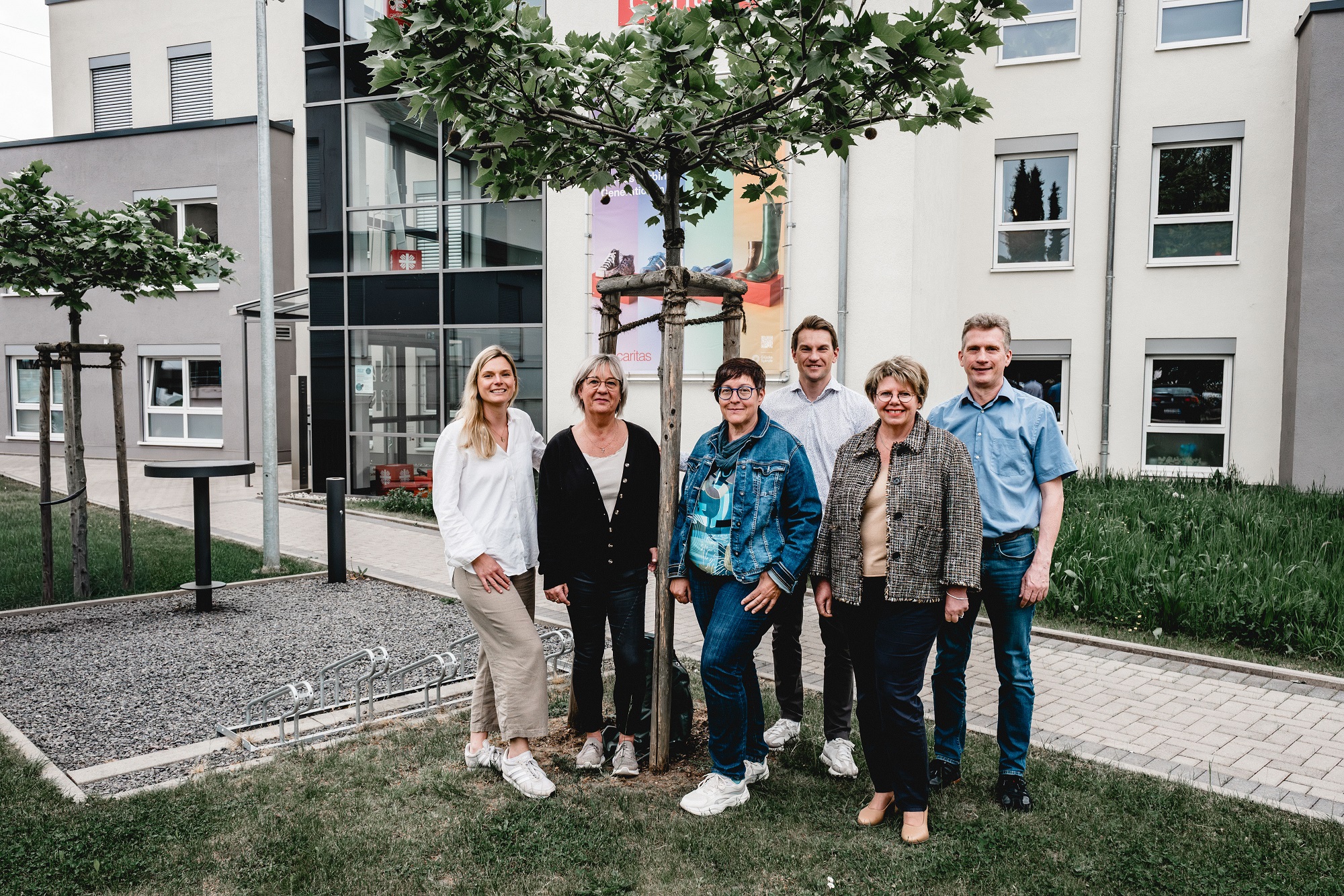 Jessica Blum, Birgit Steffes, Karin Jacobs, Maurice Uhl, Assessorin jur. Katja Illner und Erik Leiner (von links) sind die Mitglieder der Expertenteams.