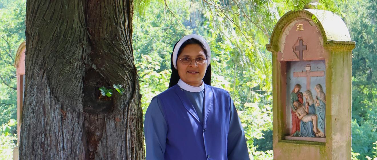 Schwester Mercy ist Oberin im Kloster Heilig Kreuz in Püttlingen.