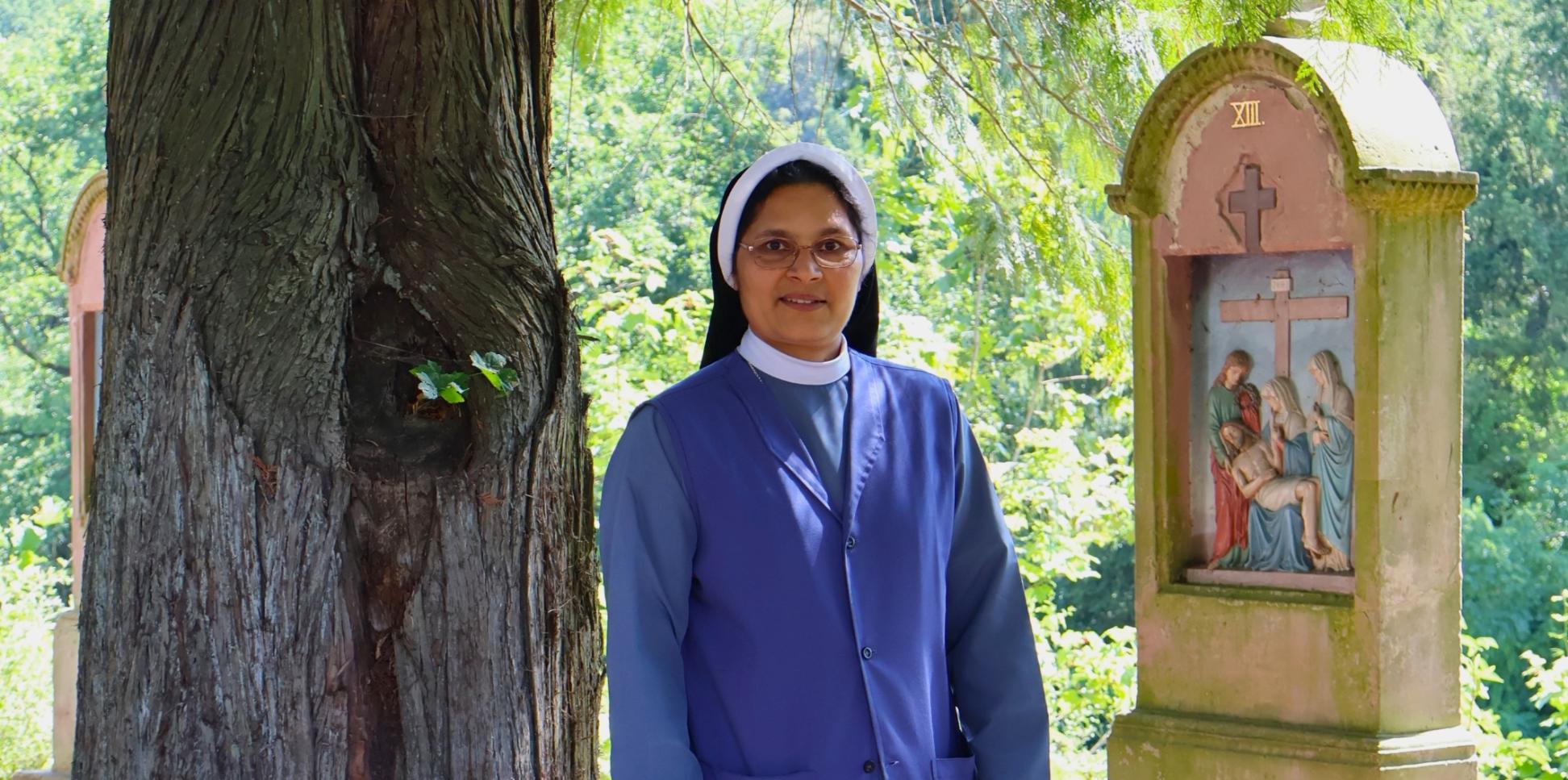 Schwester Mercy ist Oberin im Kloster Heilig Kreuz in Püttlingen.