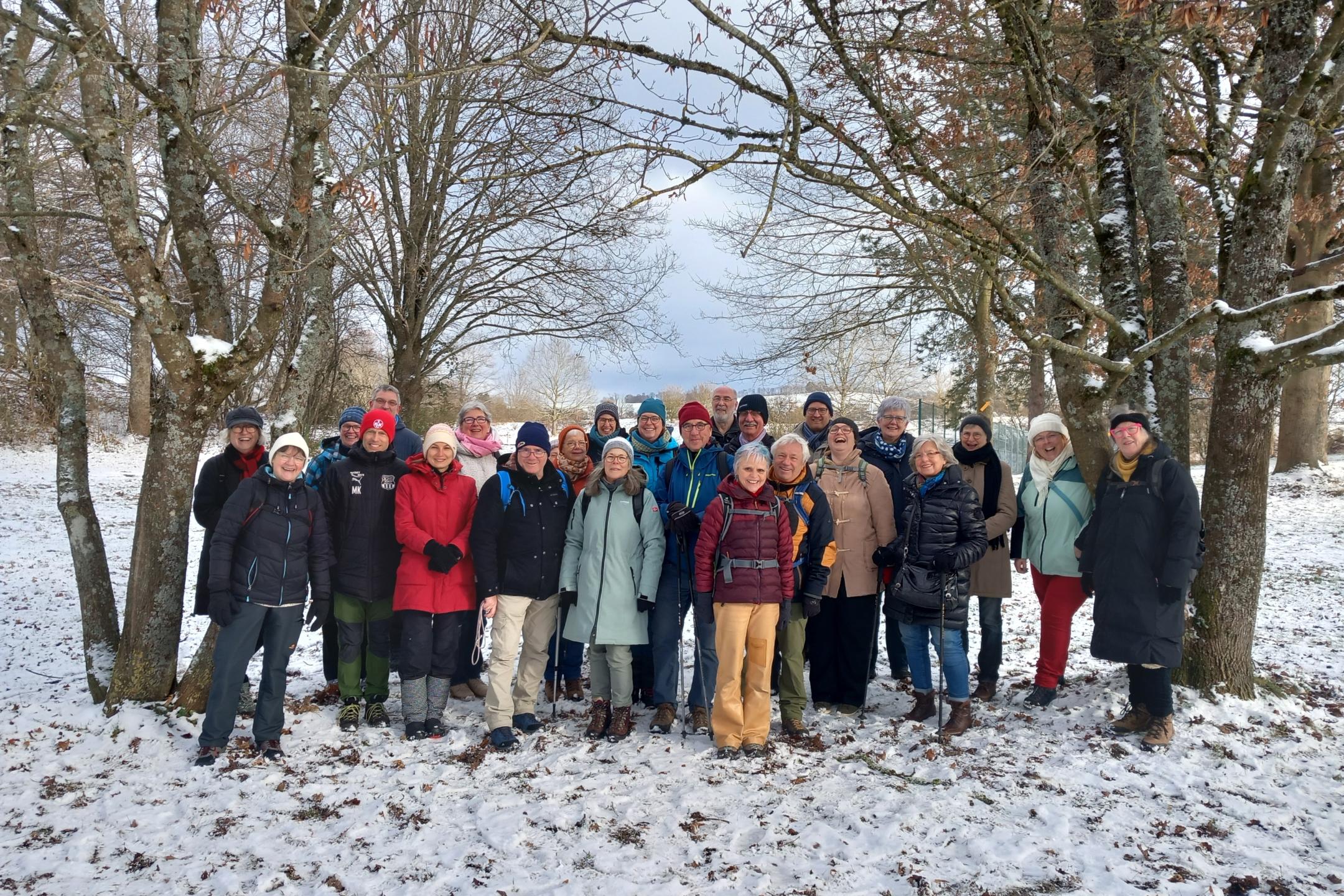 Gruppenbild der Teilnehmenden des Projektes Hoffnungsschimmer.