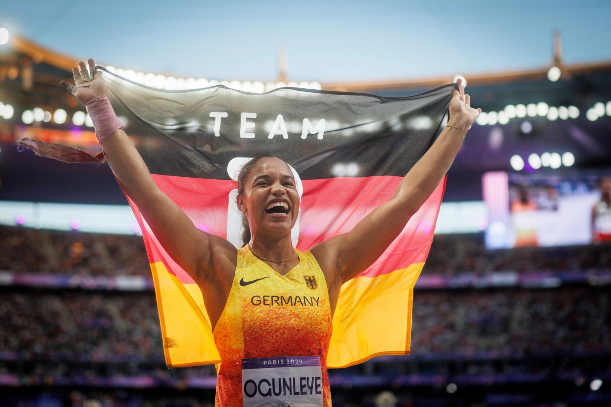 Sie sei mit „vollem Glauben“ an den Start gegangen und habe alles gegeben, sagte die deutsche Olympiasiegerin Ogunleye.