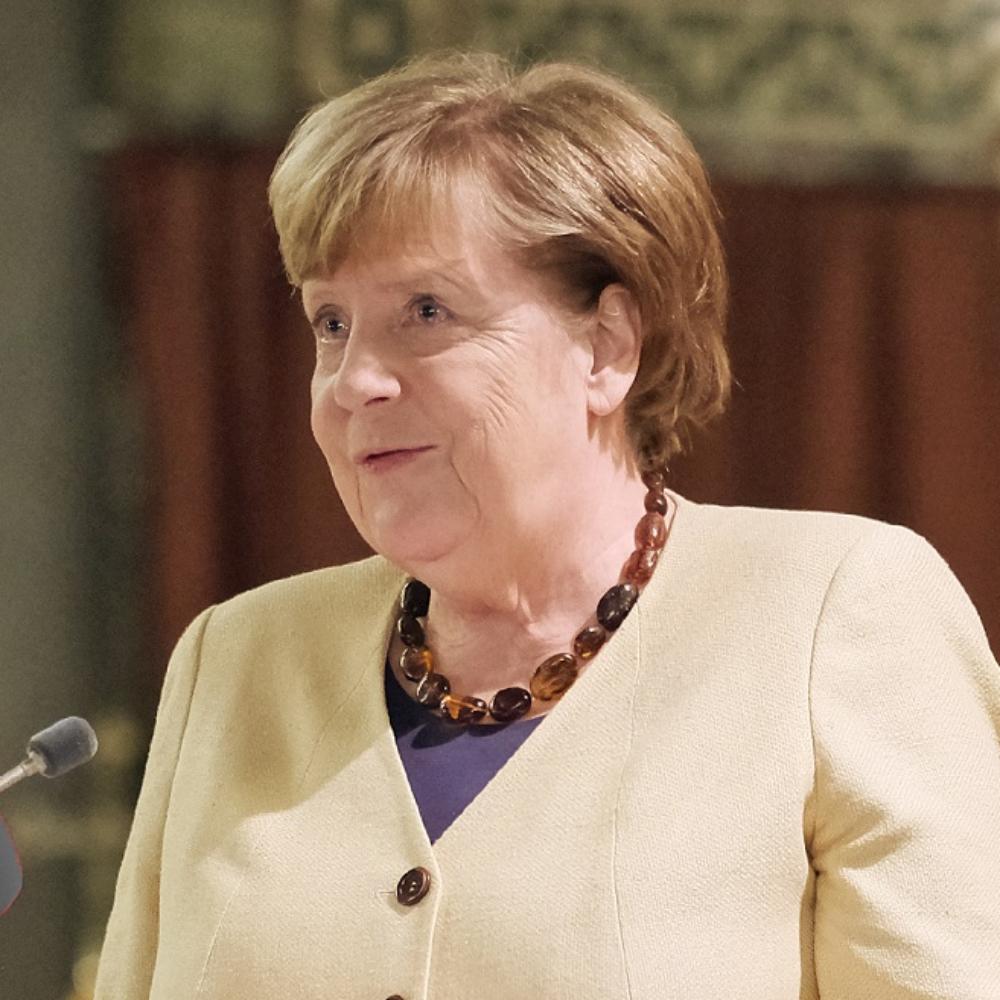 Angela Merkel bei der Fastenpredigt in Maria Laach.