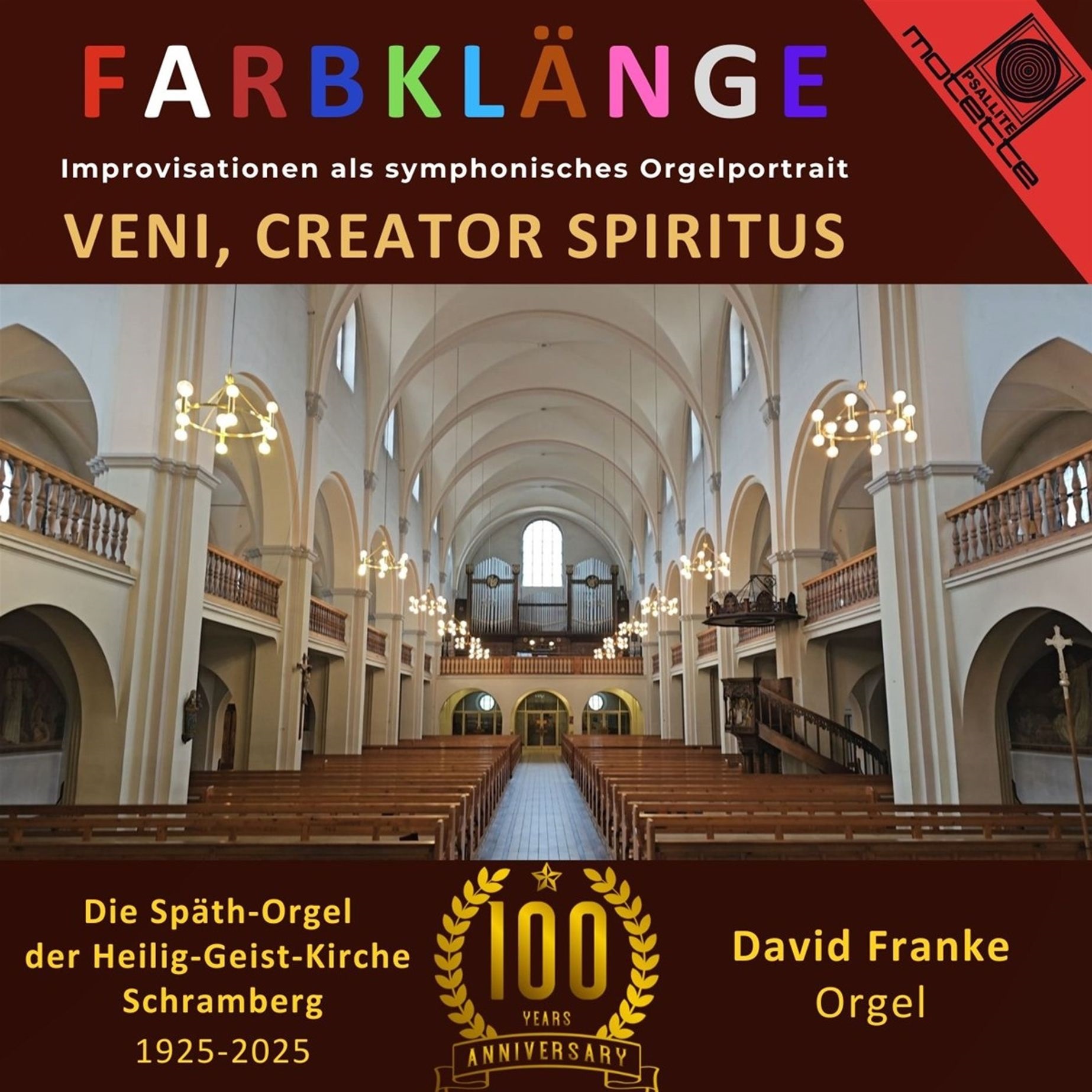 CD-Cover: Farbklänge „Veni, creator Spiritus“