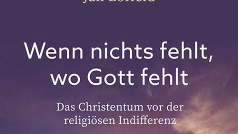 Das Buch „Wenn nichts fehlt, wo Gott fehlt. Das Christentum vor der religiösen Indifferenz“ von Jan Loffeld ist im Herder-Verlag erschienen (ISBN-Nr. 978-3- 451-39569-7) und für 22 Euro erhältlich.